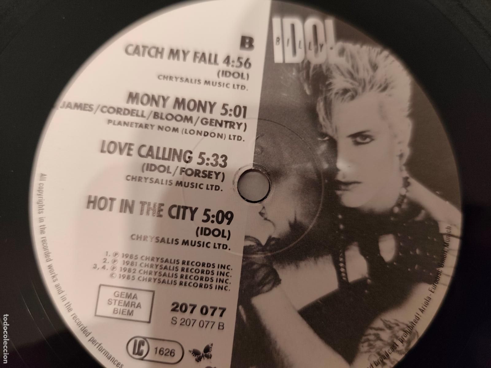 Discos de vinilo: Billy Idol &lrm;&ndash; Vital Idol- (1985) LP disco vinilo - Foto 2