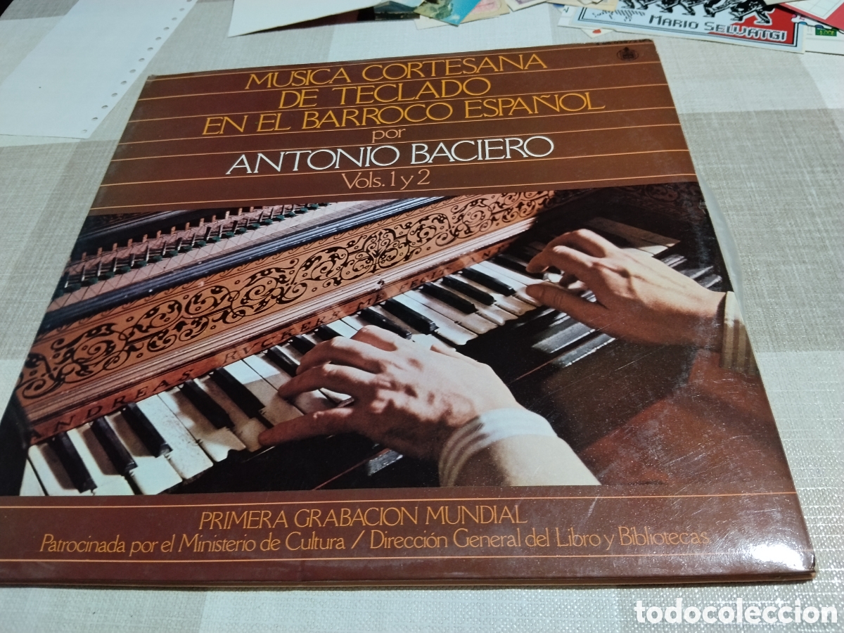 Discos de vinilo: Discos m&uacute;sica cortesana de teclado en el barroco espa&ntilde;ol