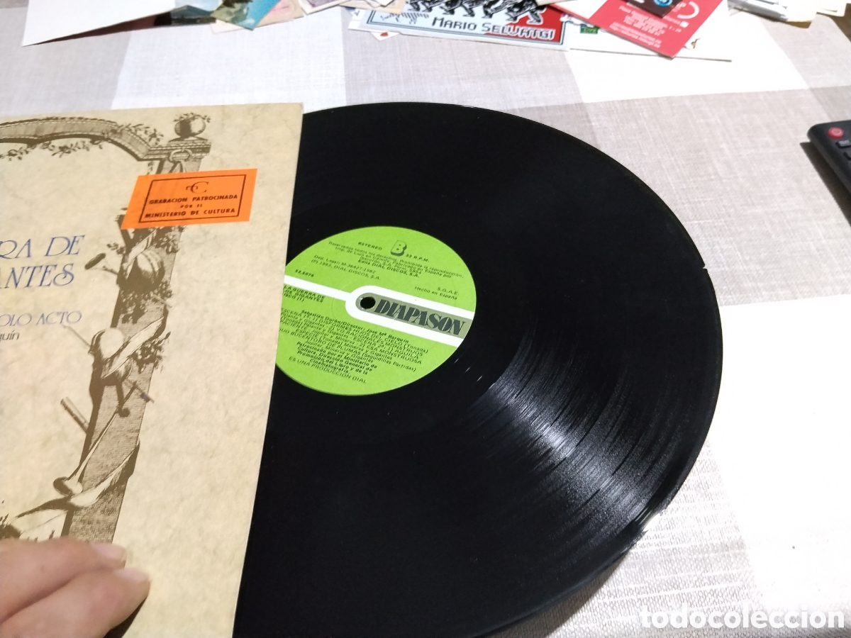 Discos de vinilo: Disco la guerra de los gigantes, &oacute;pera, Sebasti&aacute;n Duron - Foto 5