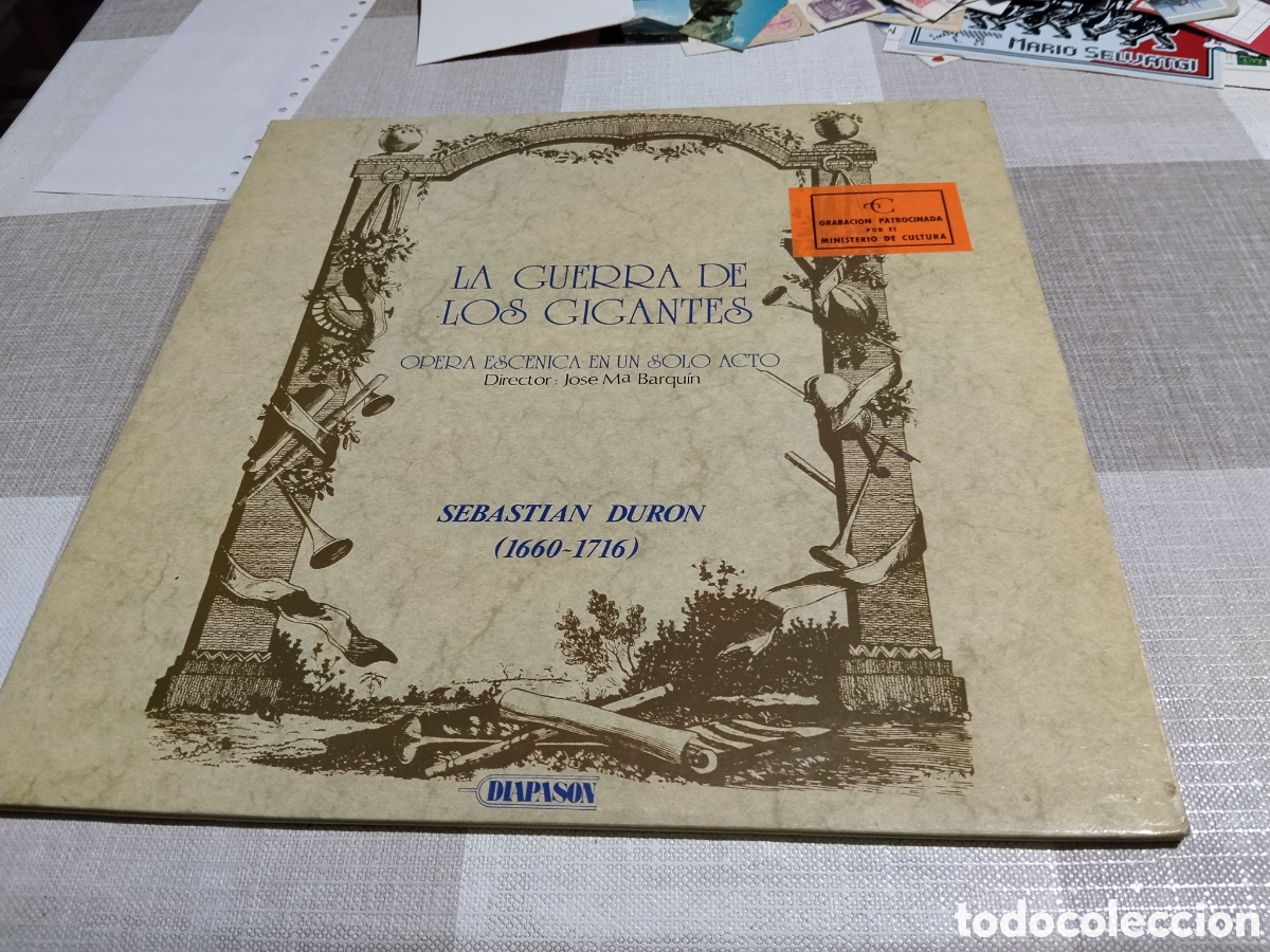 Discos de vinilo: Disco la guerra de los gigantes, &oacute;pera, Sebasti&aacute;n Duron - Foto 1
