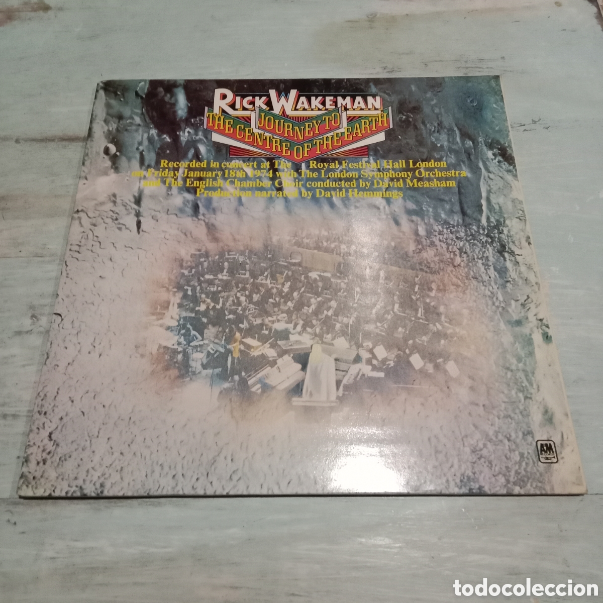 Discos de vinilo: RICK WAKEMAN - JOURNEY TO THE CENTRE OF THE EARTH - LP GATEFOLD