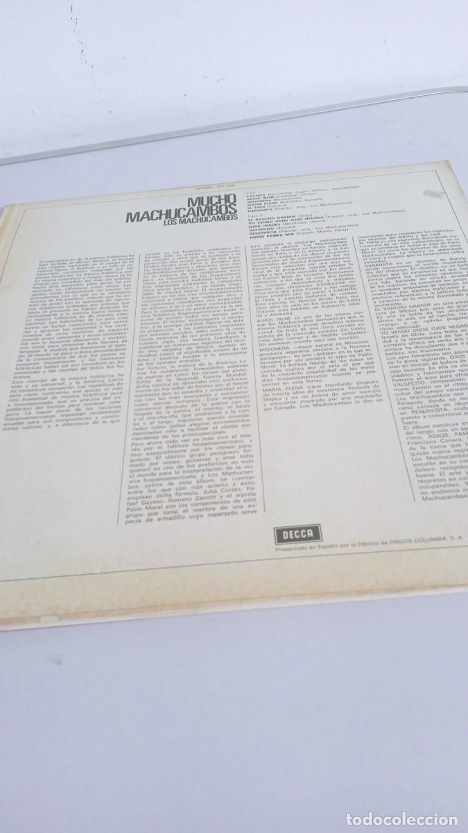 Discos de vinilo: MACHUCAMBOS Mucho Machucambos - Foto 3