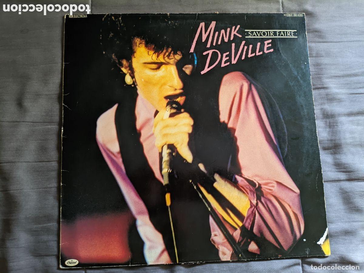 Discos de vinilo: Mink De Ville - Savoir faire (Capitol, 1981) - Ed. alemana - escaso