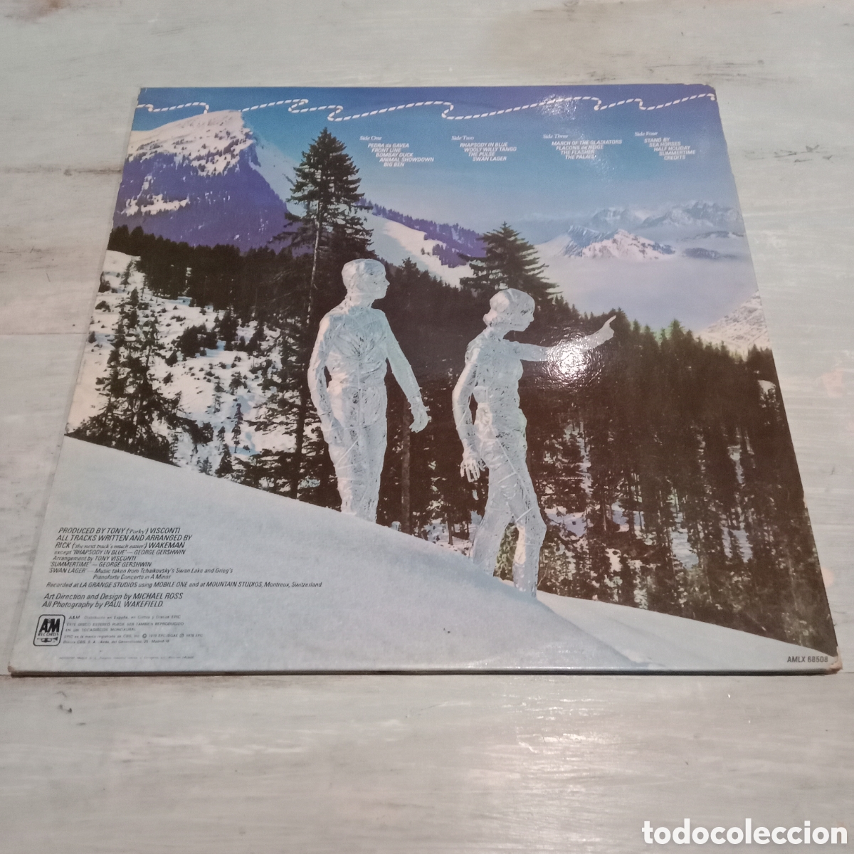 Discos de vinilo: RICK WAKEMAN - RHAPSODIES - LP DOBLE GATEFOLD - Foto 2
