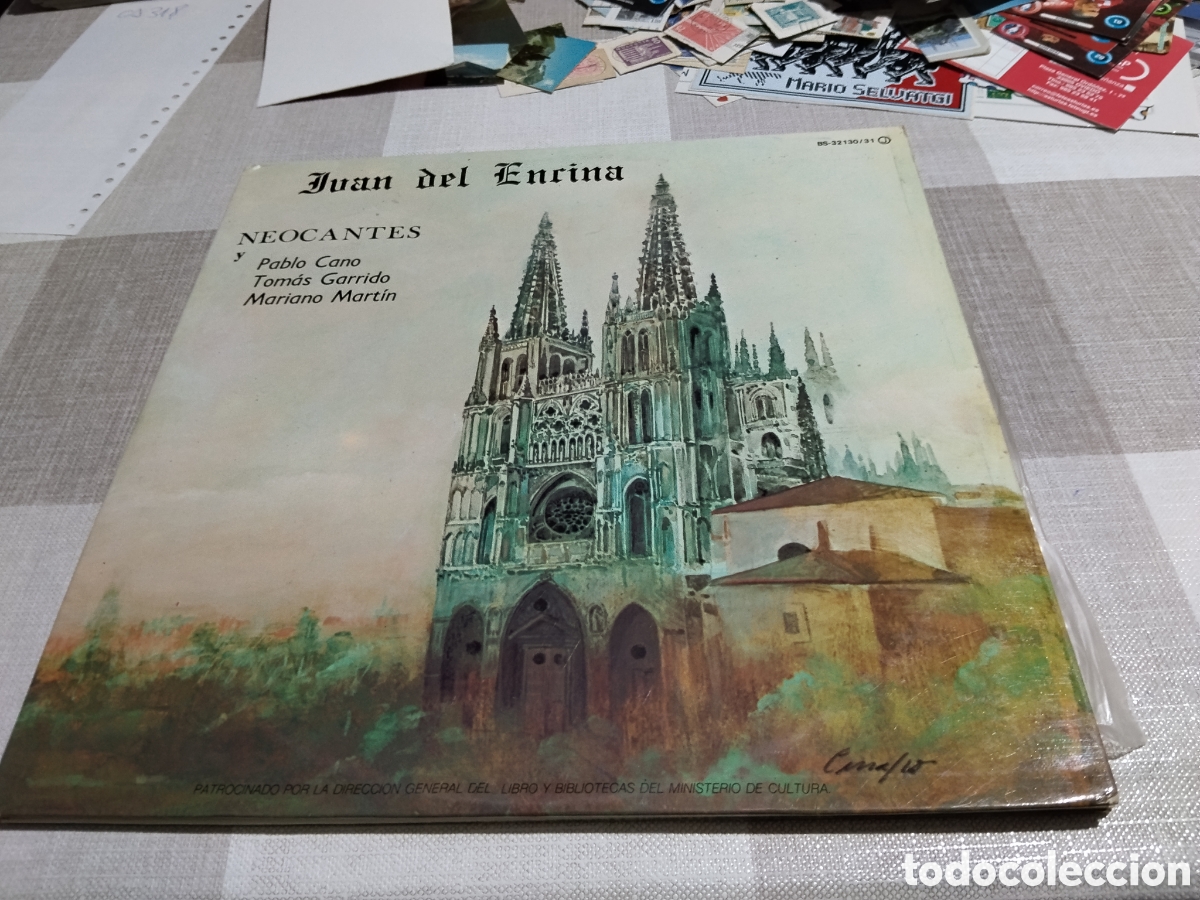 Discos de vinilo: Disco juan del encina,neocantes y Pablo Cano, Tom&aacute;s Garrido, Mariano Mart&iacute;n