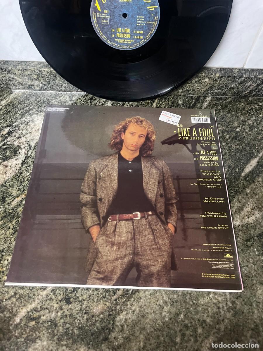 Discos de vinilo: Robin Gibb Like A Fool - Foto 2