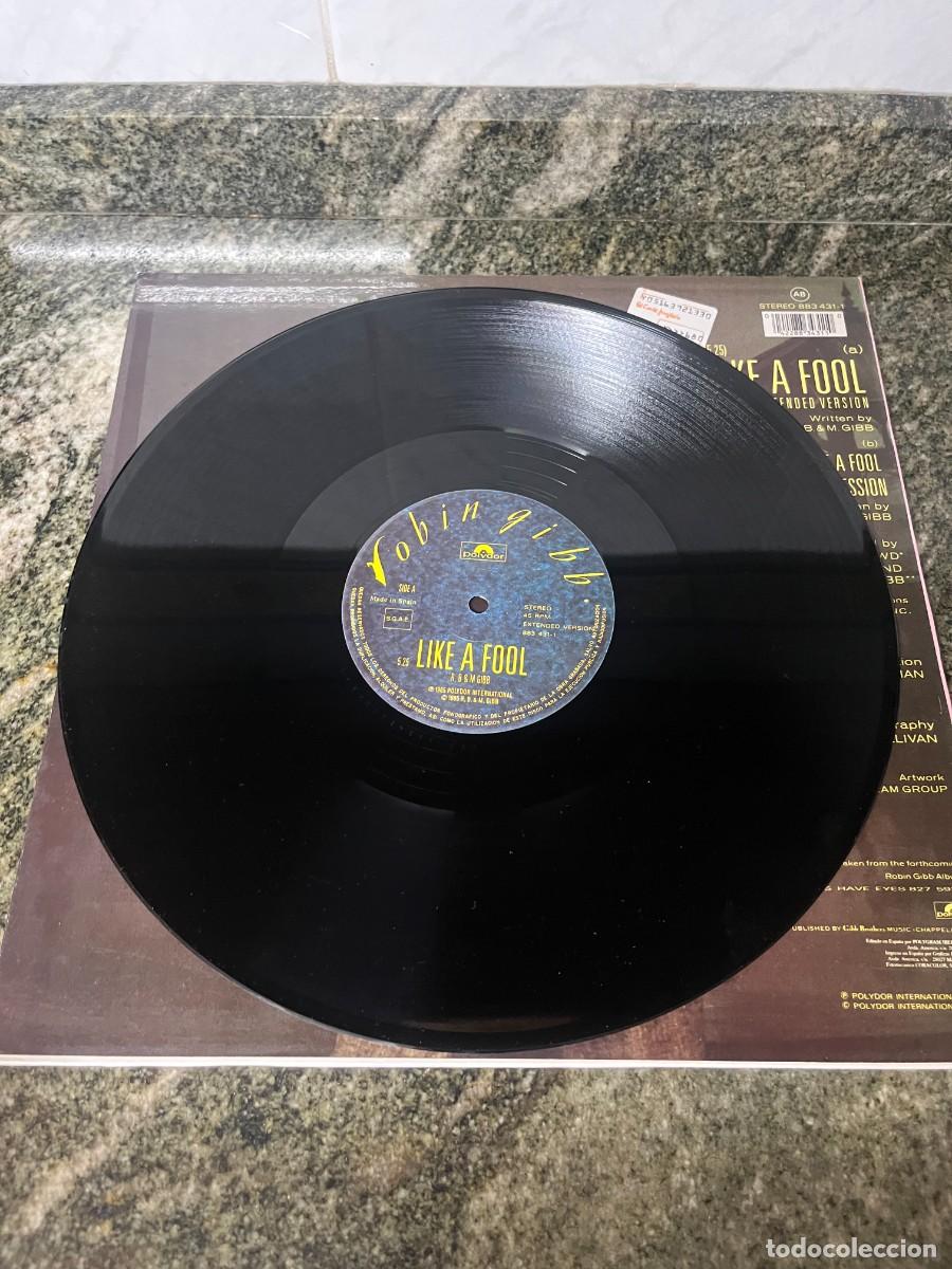 Discos de vinilo: Robin Gibb Like A Fool - Foto 3
