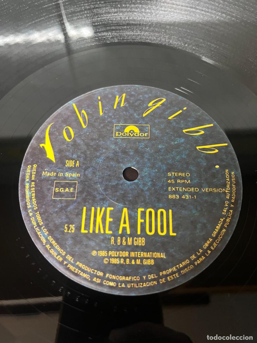 Discos de vinilo: Robin Gibb Like A Fool - Foto 4