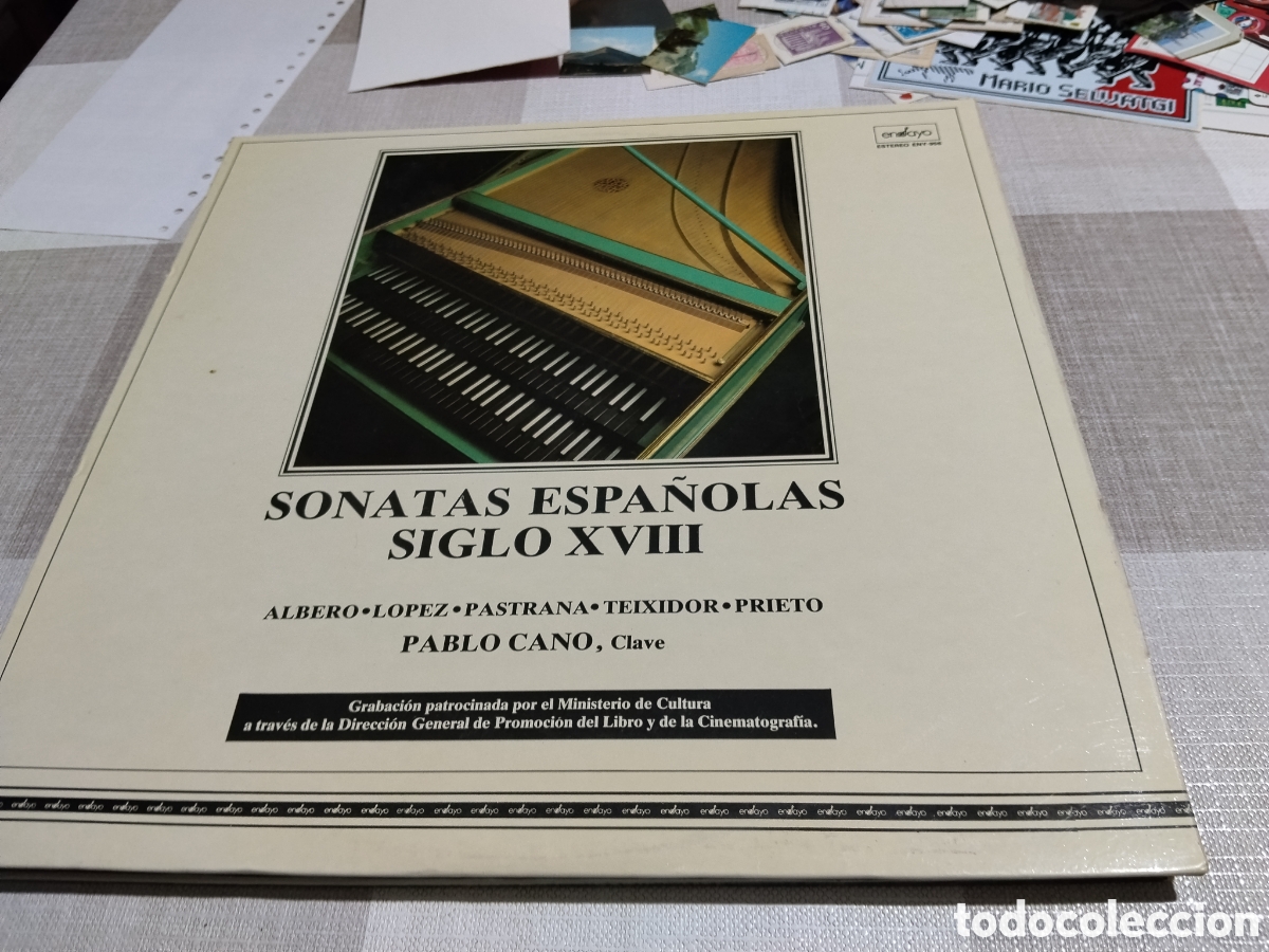 Discos de vinilo: Disco sonatas espa&ntilde;olas Siglo XVlll Pablo Cano - Foto 1