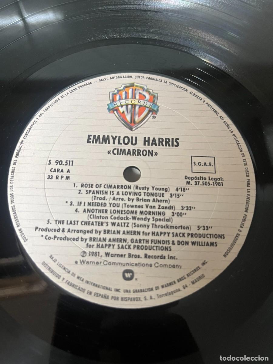 Discos de vinilo: Emmylou Harris Cimarron - Foto 5