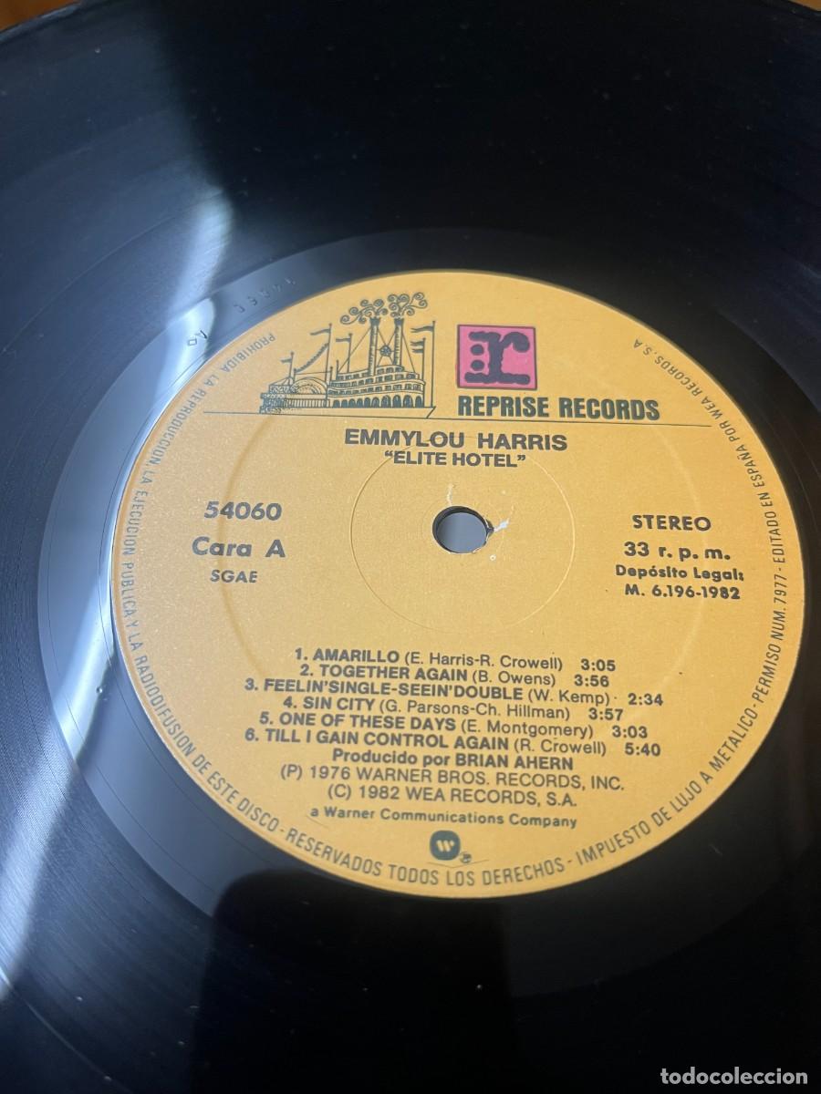Discos de vinilo: Emmylou Harris Elite Hotel - Foto 4