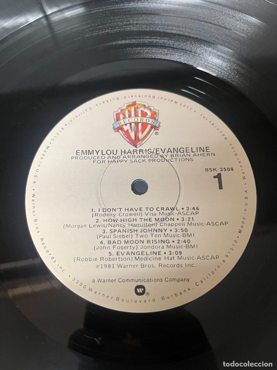 Discos de vinilo: Emmylou Harris Evangeline - Foto 5