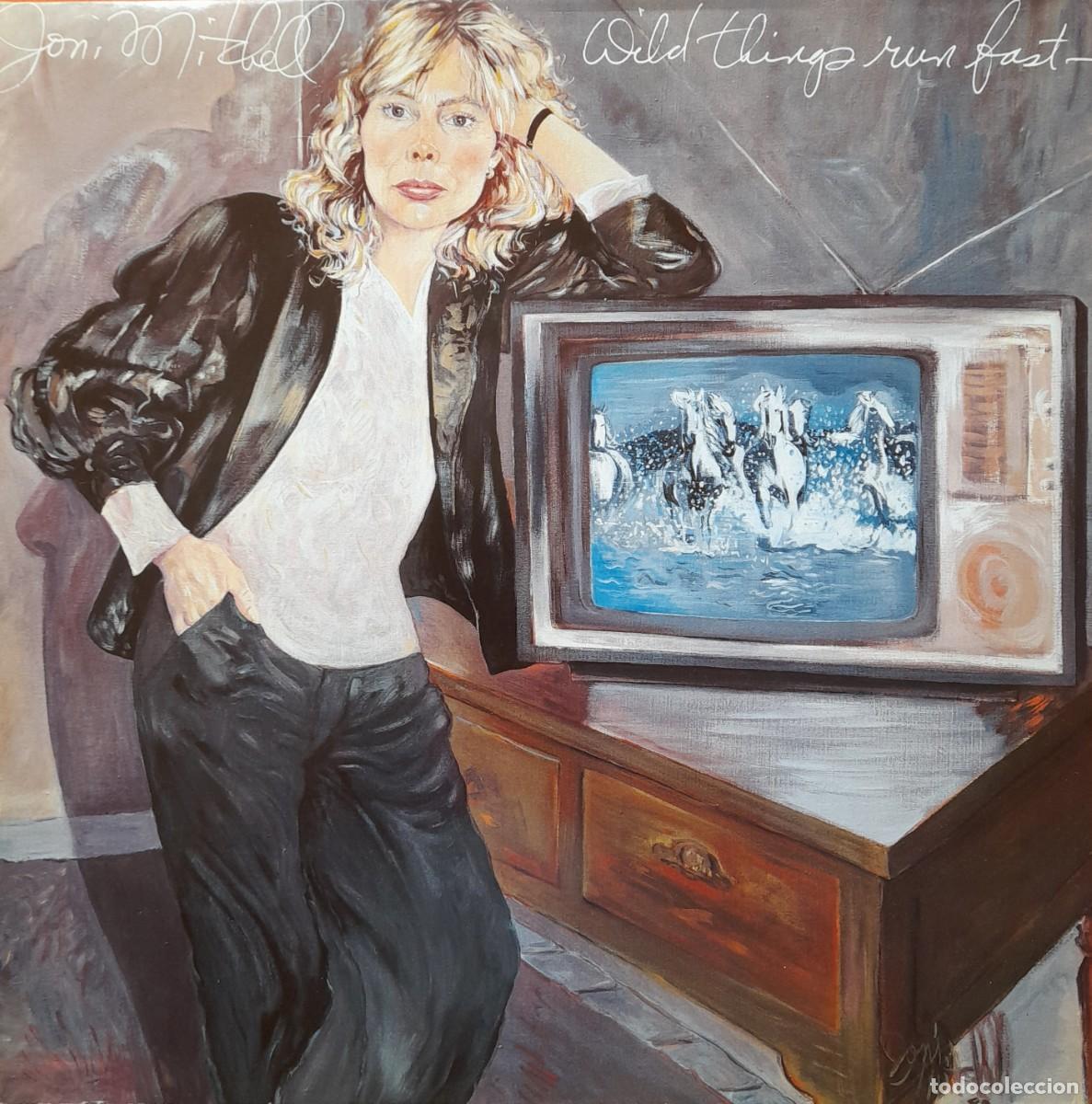 Discos de vinilo: JONI MITCHELL. Wild things run fast. LP Geffen 1982 - Foto 1
