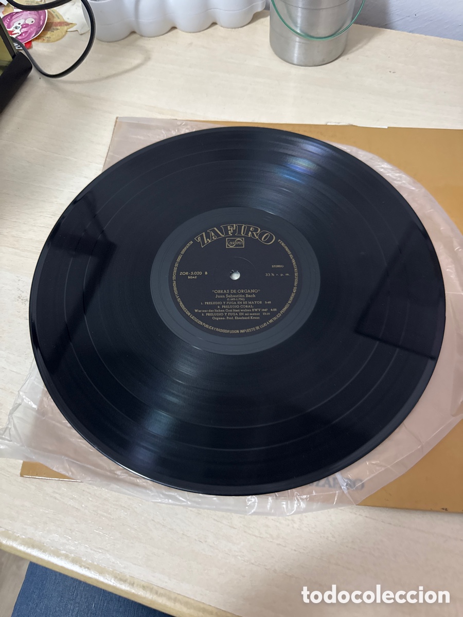 Discos de vinilo: DISCO VINILO OBRAS DE &Oacute;RGANO EBERHARD KRAUS 1973 - Foto 4