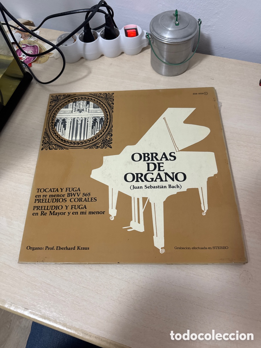 Discos de vinilo: DISCO VINILO OBRAS DE &Oacute;RGANO EBERHARD KRAUS 1973