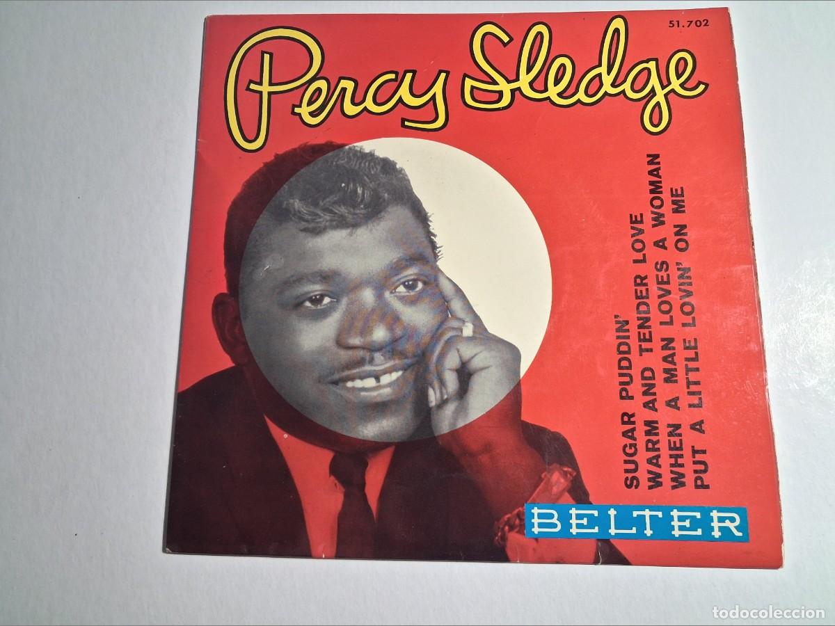 Discos de vinilo: single percy sledge. sugar puddin' + 3 temas. belter 1966 spain (buen estado)