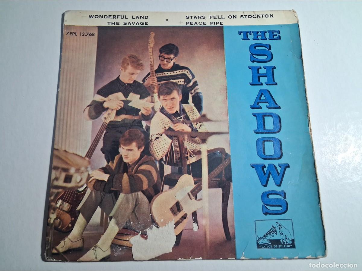 Discos de vinilo: single the shadows. wonderful land + 3 temas. emi 1962 spain (buen estado)