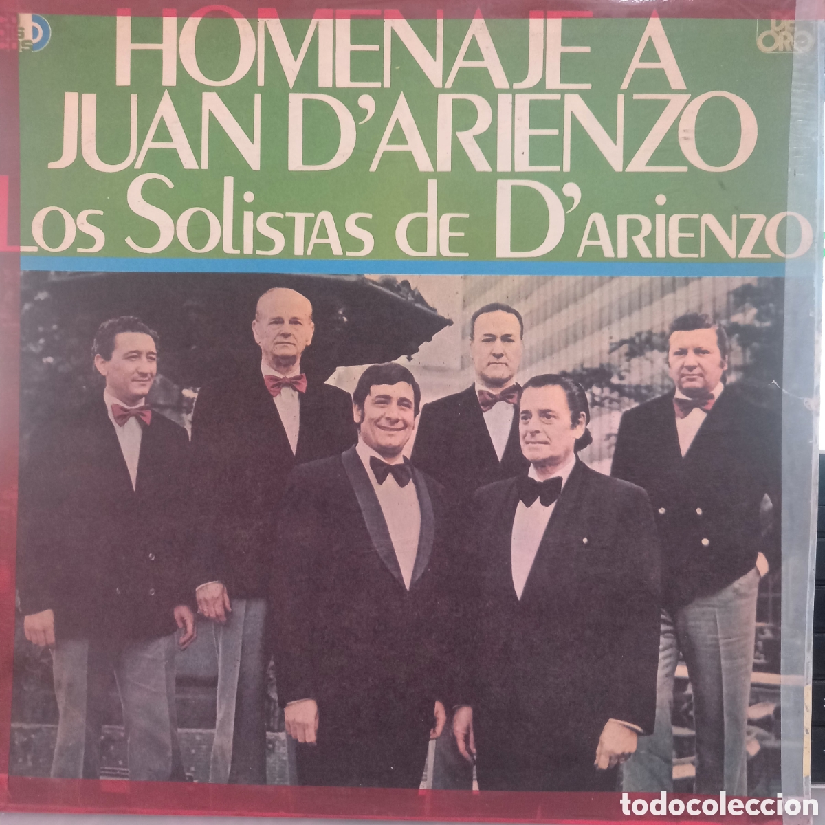Discos de vinilo: Lp Tango Juan d arienzo Alberto echague osvaldo ramos Francisco pracanico Carlos lazzari milo dojman