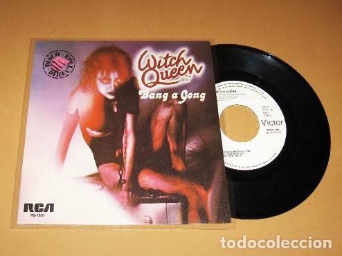 Discos de vinilo: WITCH QUEEN & GINO SOCCIO - GET IT ON (BANG A GONG) - PROMO SINGLE 1979 - T-REX EN VERSION DISCOTECA
