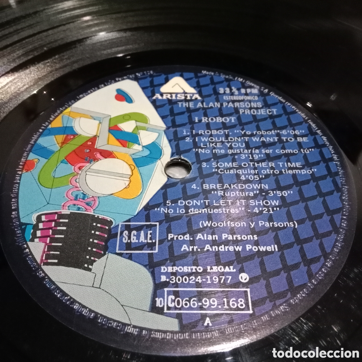 Discos de vinilo: THE ALAN PARSONS PROJECT - I ROBOT - LP GATEFOLD - Foto 6