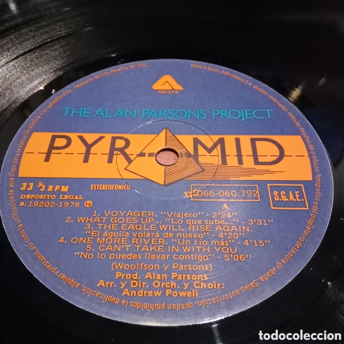 Discos de vinilo: THE ALAN PARSONS PROJECT - PYRAMID - LP - Foto 5