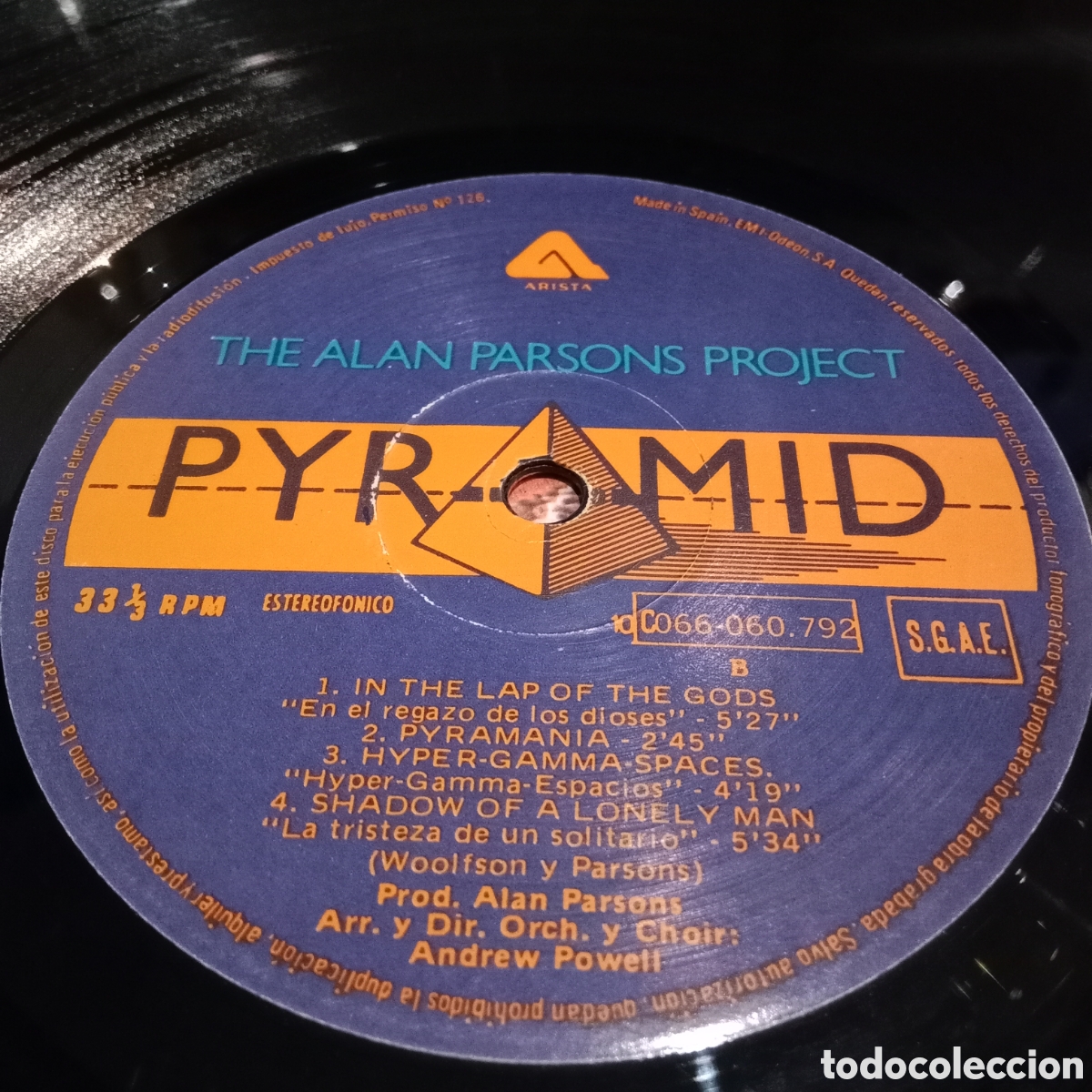 Discos de vinilo: THE ALAN PARSONS PROJECT - PYRAMID - LP - Foto 6