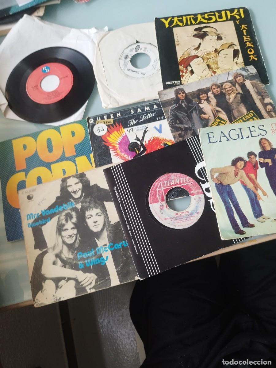 Discos de vinilo: Lote Vinilos Singles Pop Rock Internacional A&ntilde;os 70/80 (Led Zeppelin, McCartney, Eagles ver fotos.