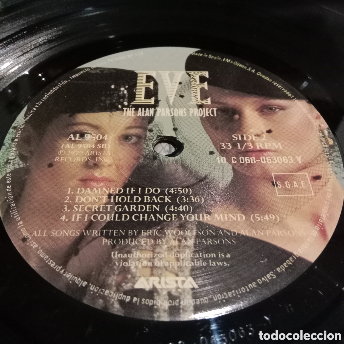Discos de vinilo: THE ALAN PARSONS PROJECT - EVE - LP GATEFOLD - Foto 7