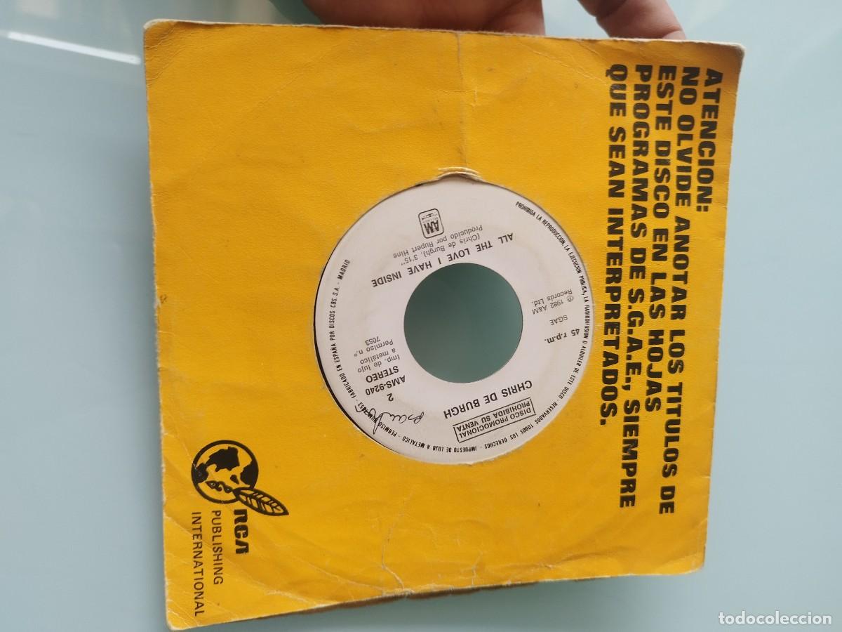 Discos de vinilo: Chris De Burgh - Don't Pay The Ferryman / All The Love I Have Inside - Single 7&rdquo; Vinilo Promocional.