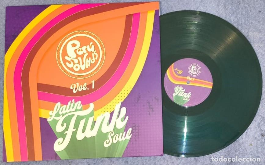 Discos de vinilo: Latin Funk Soul Peruvian Sounds Vol. 1 - Vinilo edicion peruana color verde