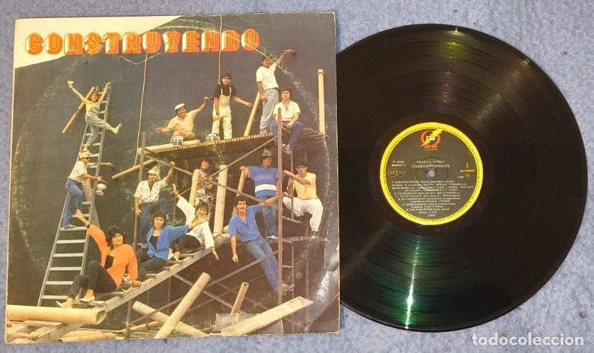 Discos de vinilo: Construyendo - Varios Artistas Rock / Pop Peruano