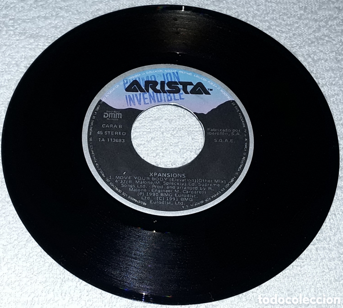 Discos de vinilo: SG - XPANSIONS - MOVE YOUR BODY - EDICI&Oacute;N ESPA&Ntilde;OLA