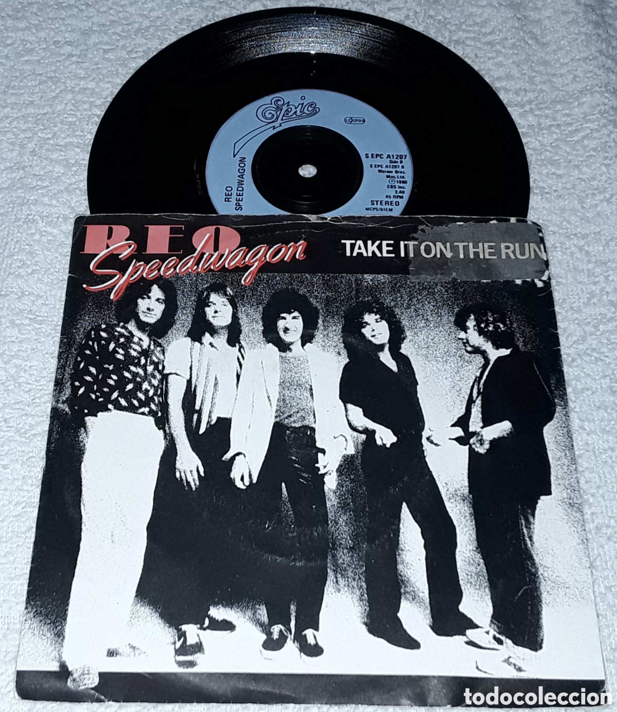 Discos de vinilo: SG - REO SPEEDWAGON - TAKE IT ON THE RUN / SOMEONE TONIGHT