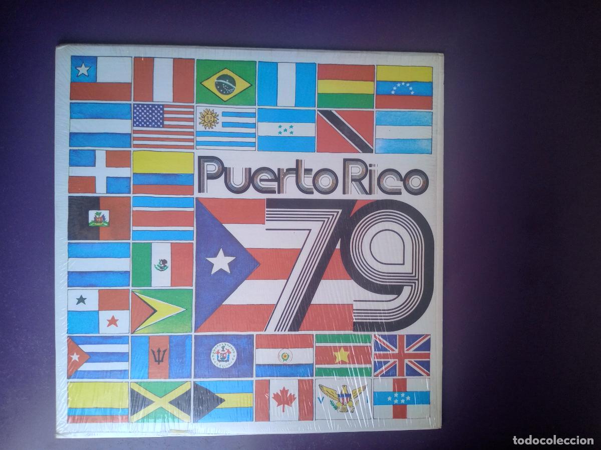 Discos de vinilo: Puerto Rico '79 &lrm;&ndash; Sede De Los Octavos Juegos Panamericanos - LP ALHAMBRA 1979 - DISCO, LATIN, FOLK