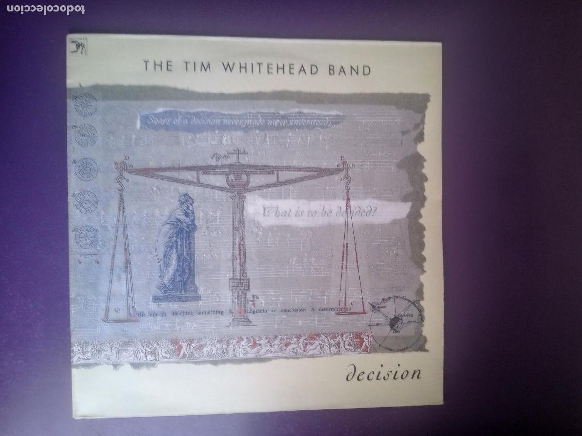 Discos de vinilo: The Tim Whitehead Band &ndash; Decision - LP EDITIONS EG 1988 - JAZZ