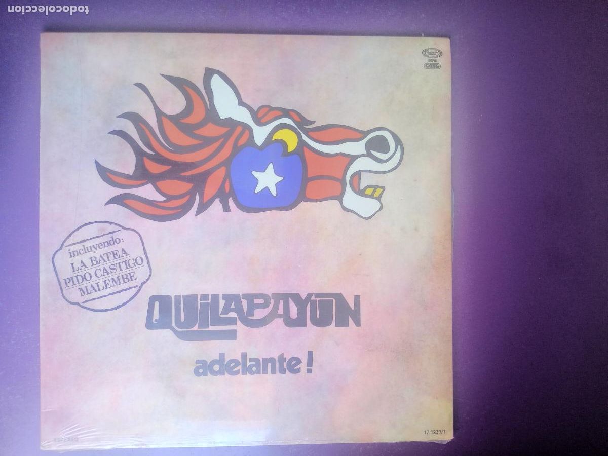 Discos de vinilo: QUILAPAY&Uacute;N &lrm;LP MOVIEPLAY GONG 1977 PRECINTADO - ADELANTE! - NUEVA CANCION CHILE
