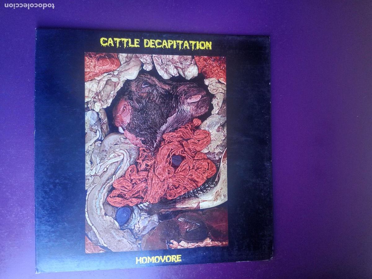 Discos de vinilo: Cattle Decapitation &ndash; Homovore - LP THREE OE G 2000 - GRINDCORE, METAL, DEATH, GORE
