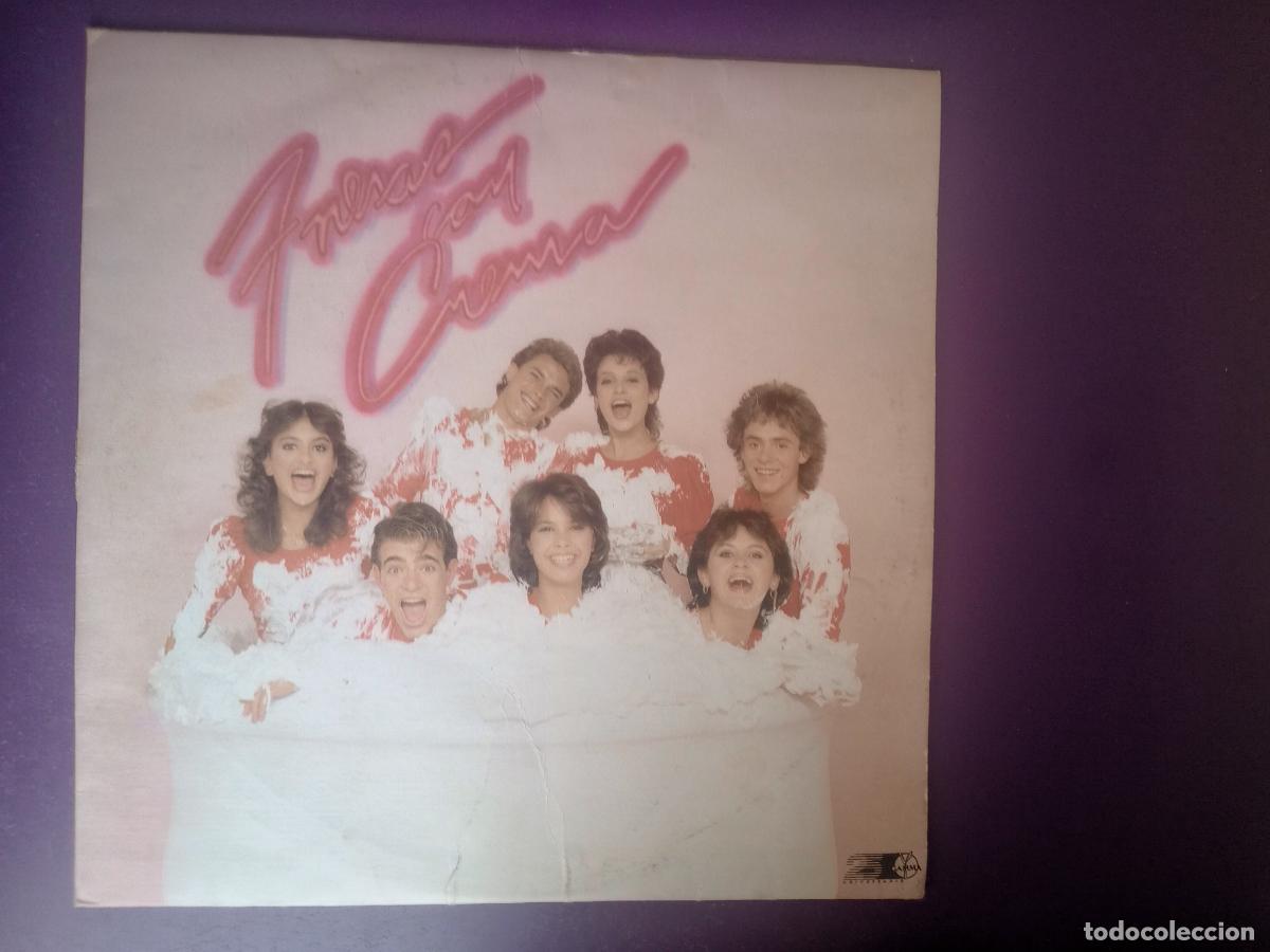 Discos de vinilo: Fresas Con Crema - LP GAMMA 1983 - MEXICO DISCO POP - ITALODISCO