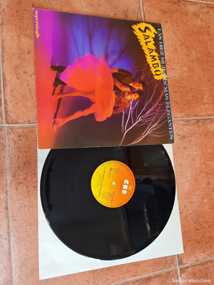 Discos de vinilo: SALAMBO Las diez mujeres mas elegantes MAXI SINGLE VINILO PROMO BERNARDO BONEZZI MOVIDA ZOMBIES