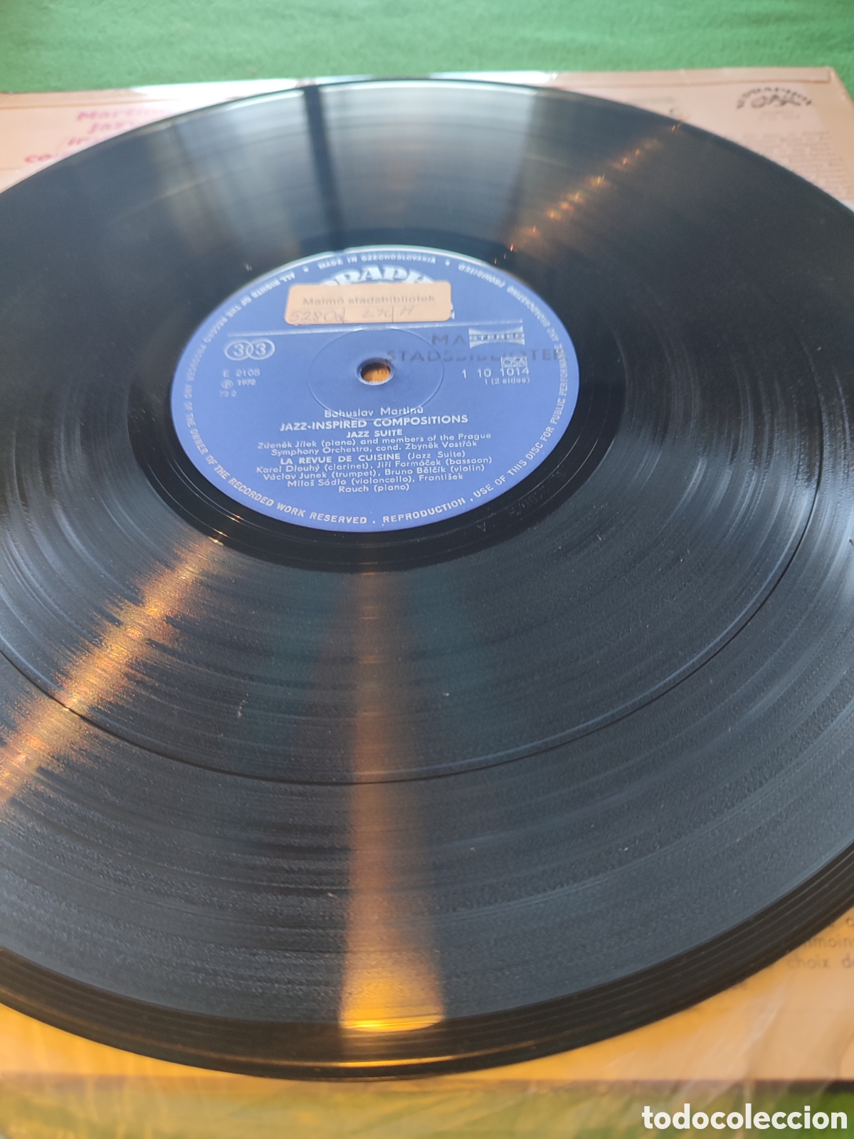 Discos de vinilo: Bohuslav Martinu - Jazz Inspired Compositions - Foto 3