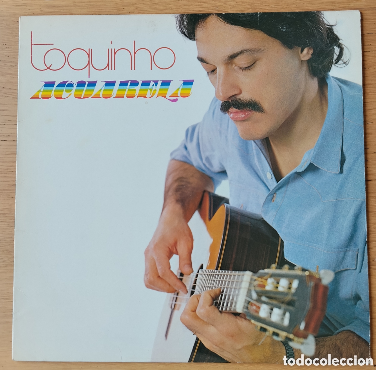 Discos de vinilo: TOQUINHO: &rdquo;ACUARELA&rdquo; LP VINILO 1983- BOSSA NOVA - MPB -BRASIL