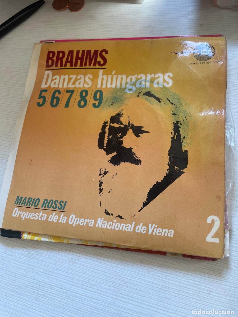 Discos de vinilo: Brahms danzas h&uacute;ngaras 5/6/7/8/9 single - Foto 1