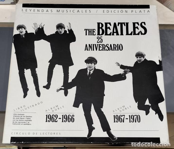 Discos de vinilo: The Beatles - 25 Aniversario - 4LP Boxset ref. 58990. Ed. espa&ntilde;ola 1989.