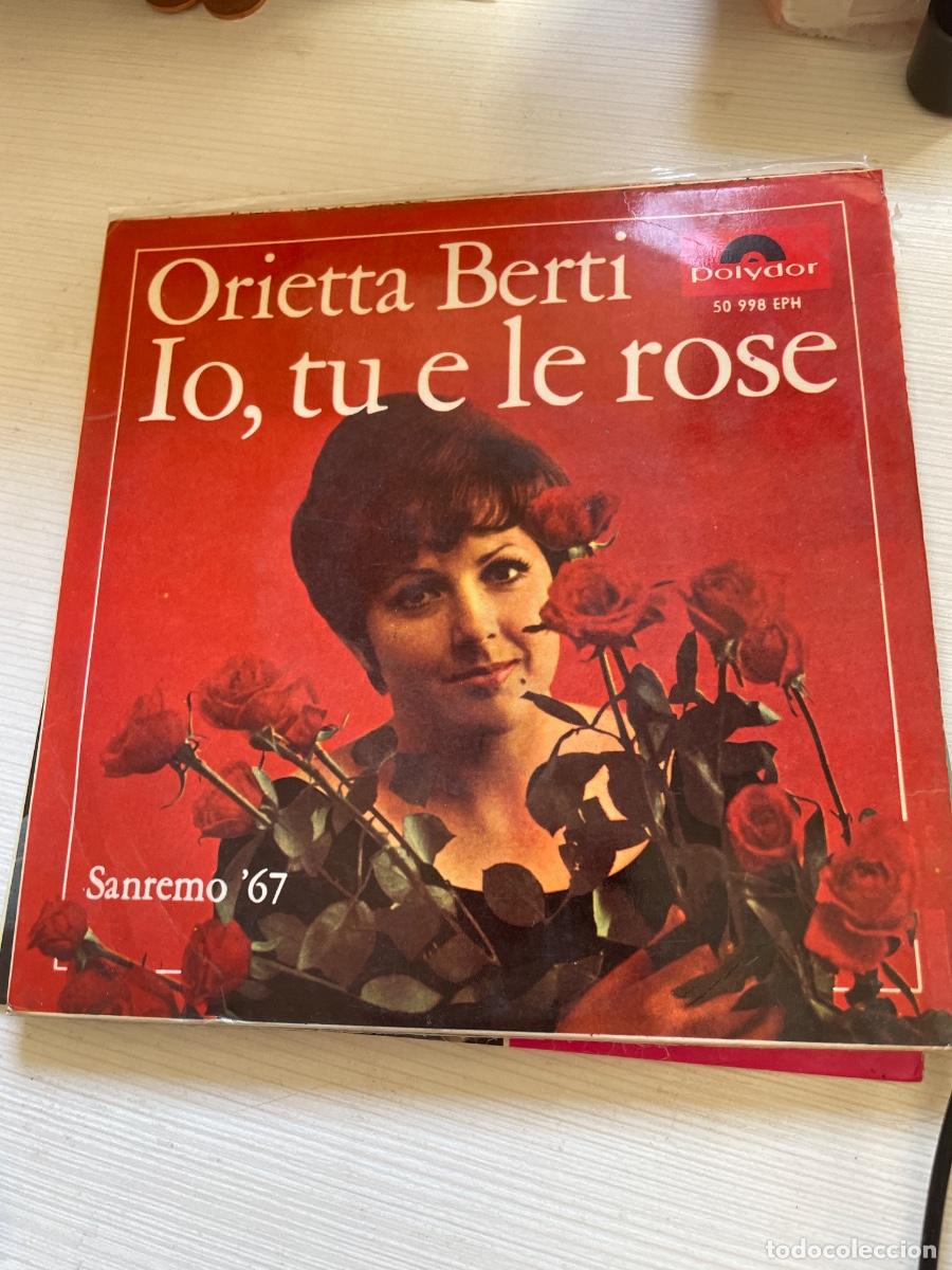 Discos de vinilo: Orietta berti io tu e le rose single