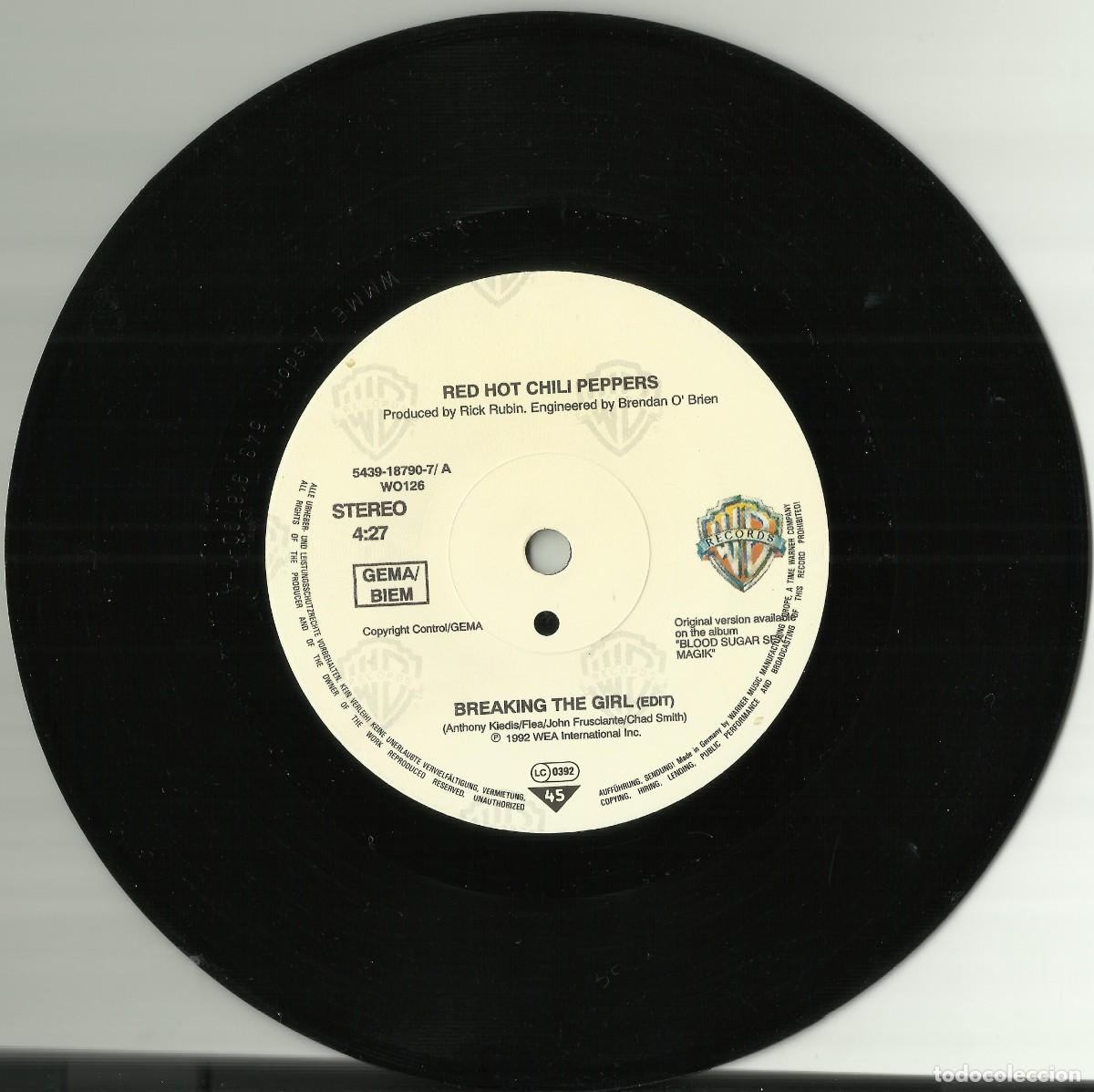 Discos de vinilo: RED HOT CHILI PEPPERS Single 1992 - Foto 3