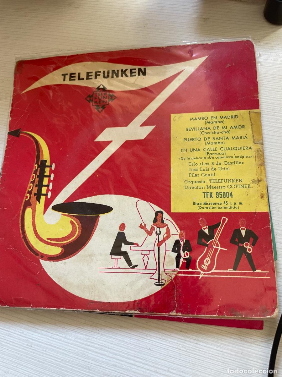 Discos de vinilo: Telefunken mambo en Madrid sevillana de mi amor puerto de Santa Maria single