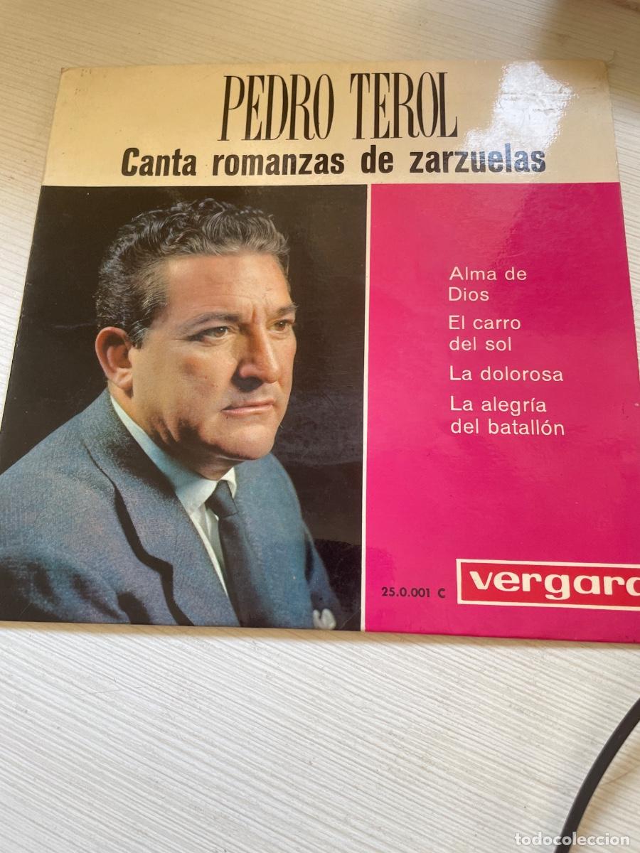 Discos de vinilo: Pedro terol canta romanzas de zarzuelas single