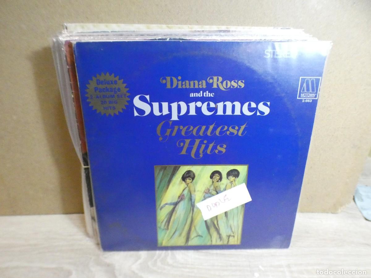 Vinyl records: ARKANSAS1980 BOXX789 VINILO LEVE USO CORRECTO DIANA ROSS & THE SUPREMES DOBLE