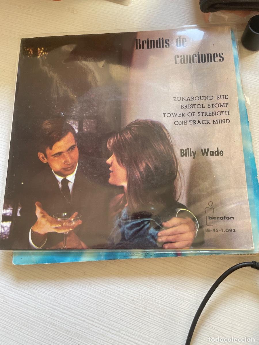 Discos de vinilo: Brindis de canciones billy wade single
