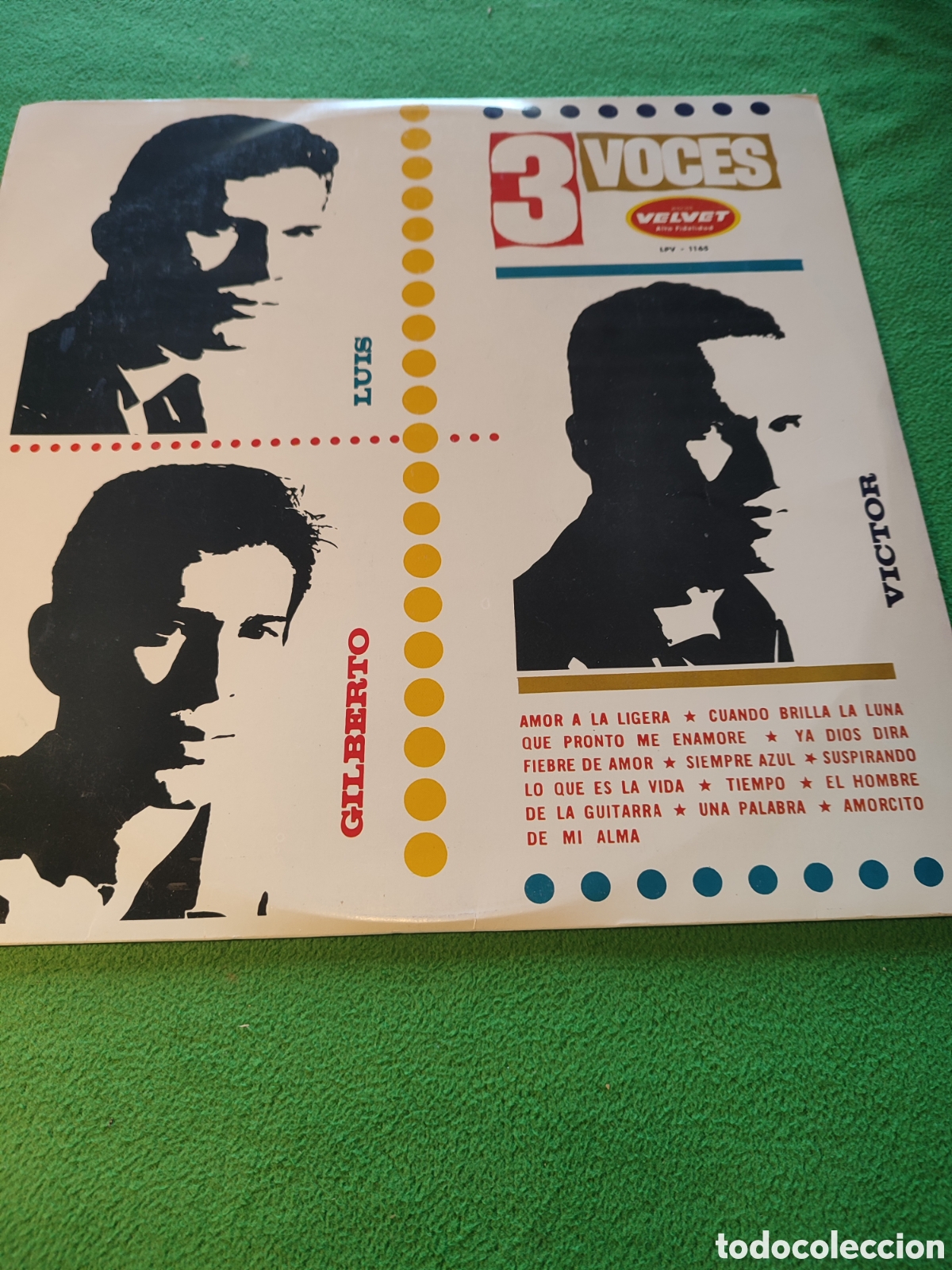 Discos de vinilo: Trio Venezuela - 3 Voces Gilberto, Luis y Victor